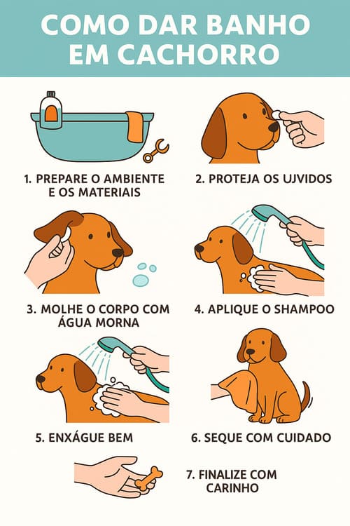 Como Dar Banho em Cachorro - Guia Passo a Passo
