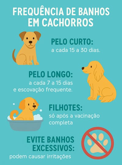 Frequencia de Banho em Cachorro